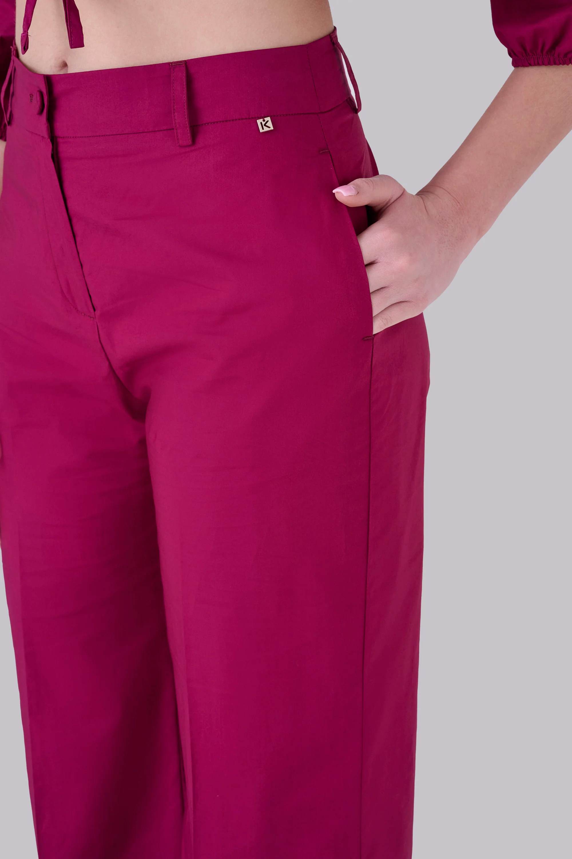 Pantaloni taglio dritto in cotone - PANTALONE FASHION DAFNIX - Image 2