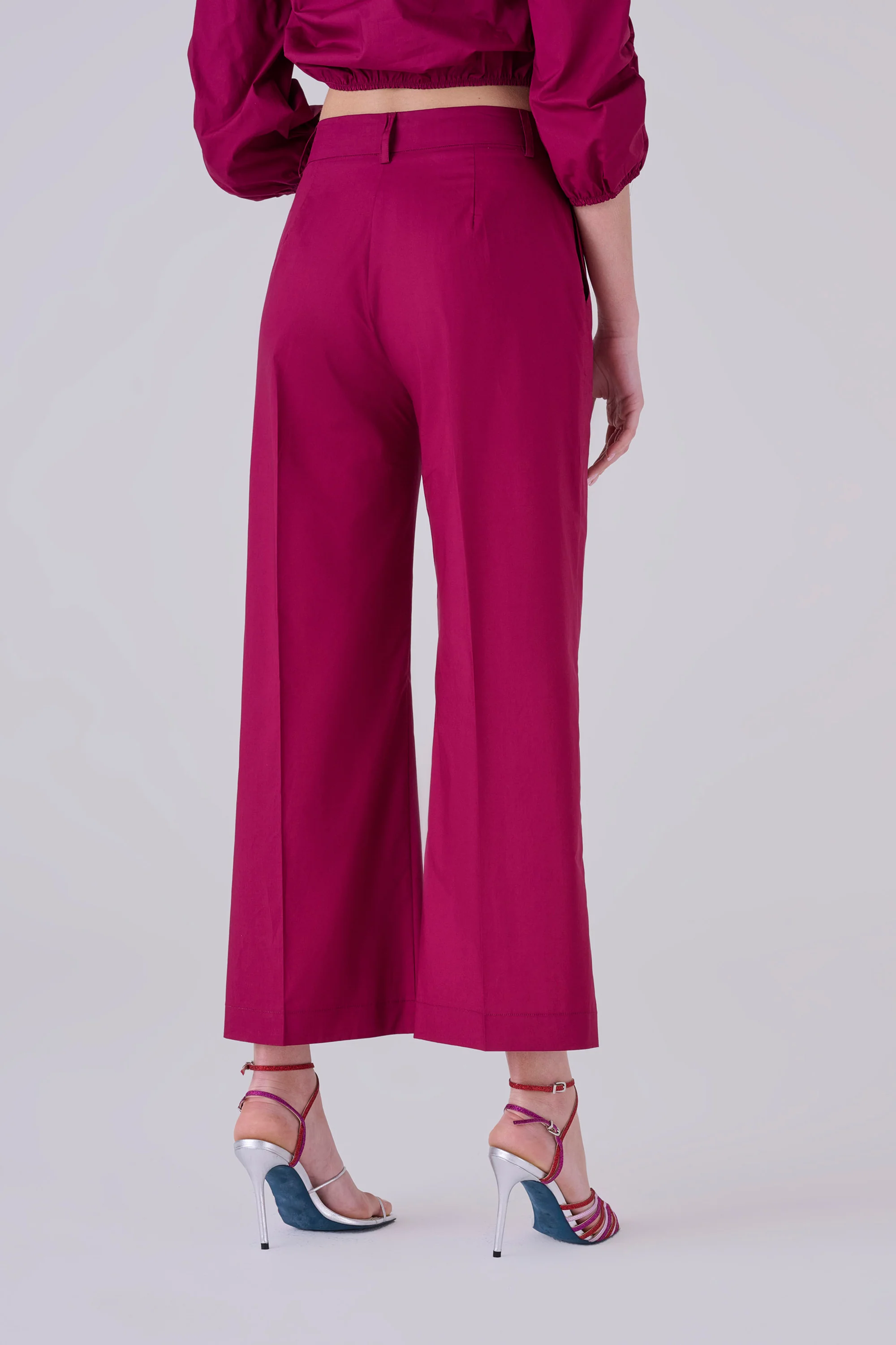 Pantaloni taglio dritto in cotone - PANTALONE FASHION DAFNIX - Image 3