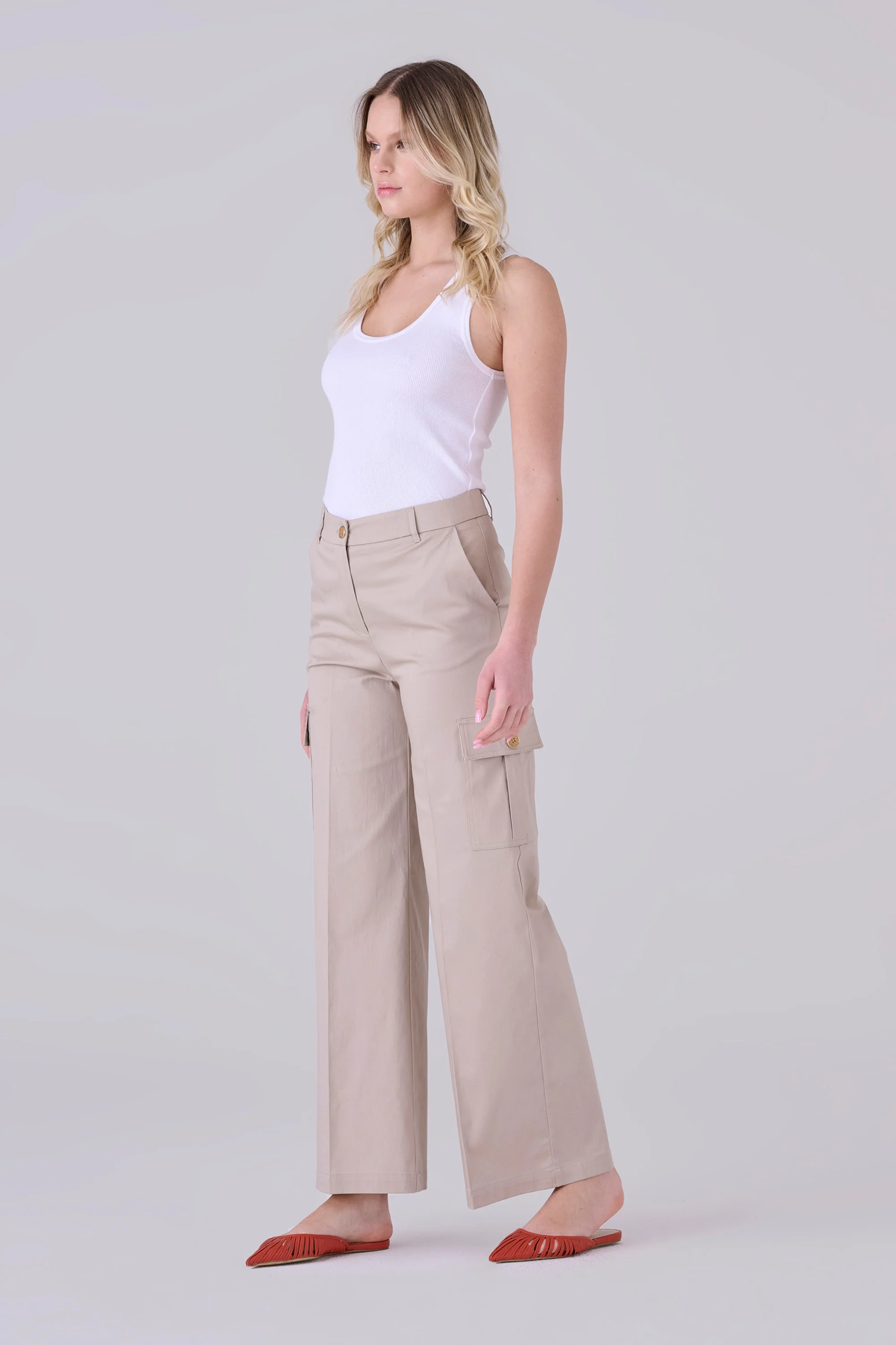 Pantaloni con tasche laterali - PANTALONE FASHION NIKYX - Image 2