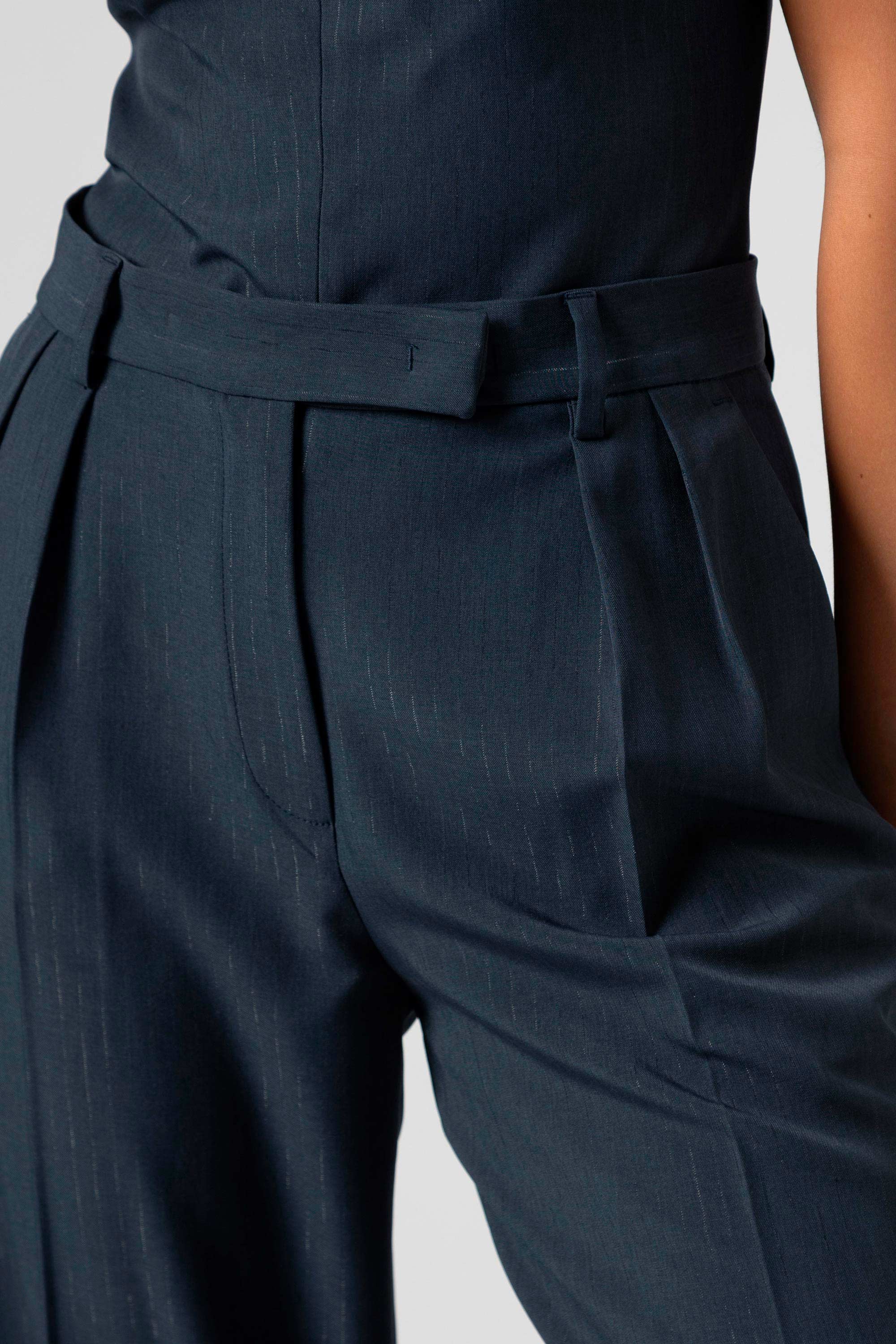 Pantaloni in tessuto gessato - Trousers KERISAX - Image 3