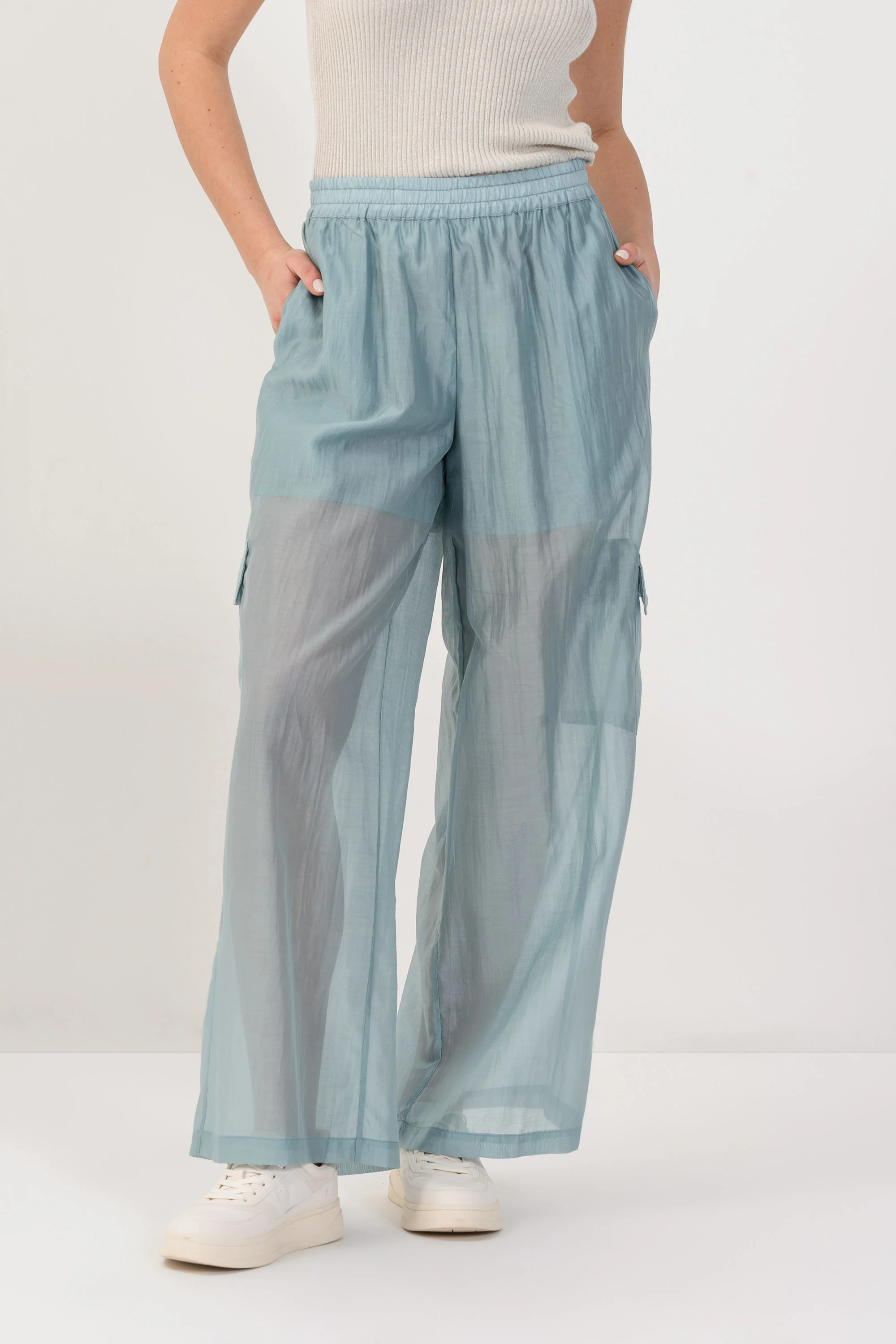 Pantaloni in tessuto leggero - PANTALONE FASHION PAMIX - Image 5