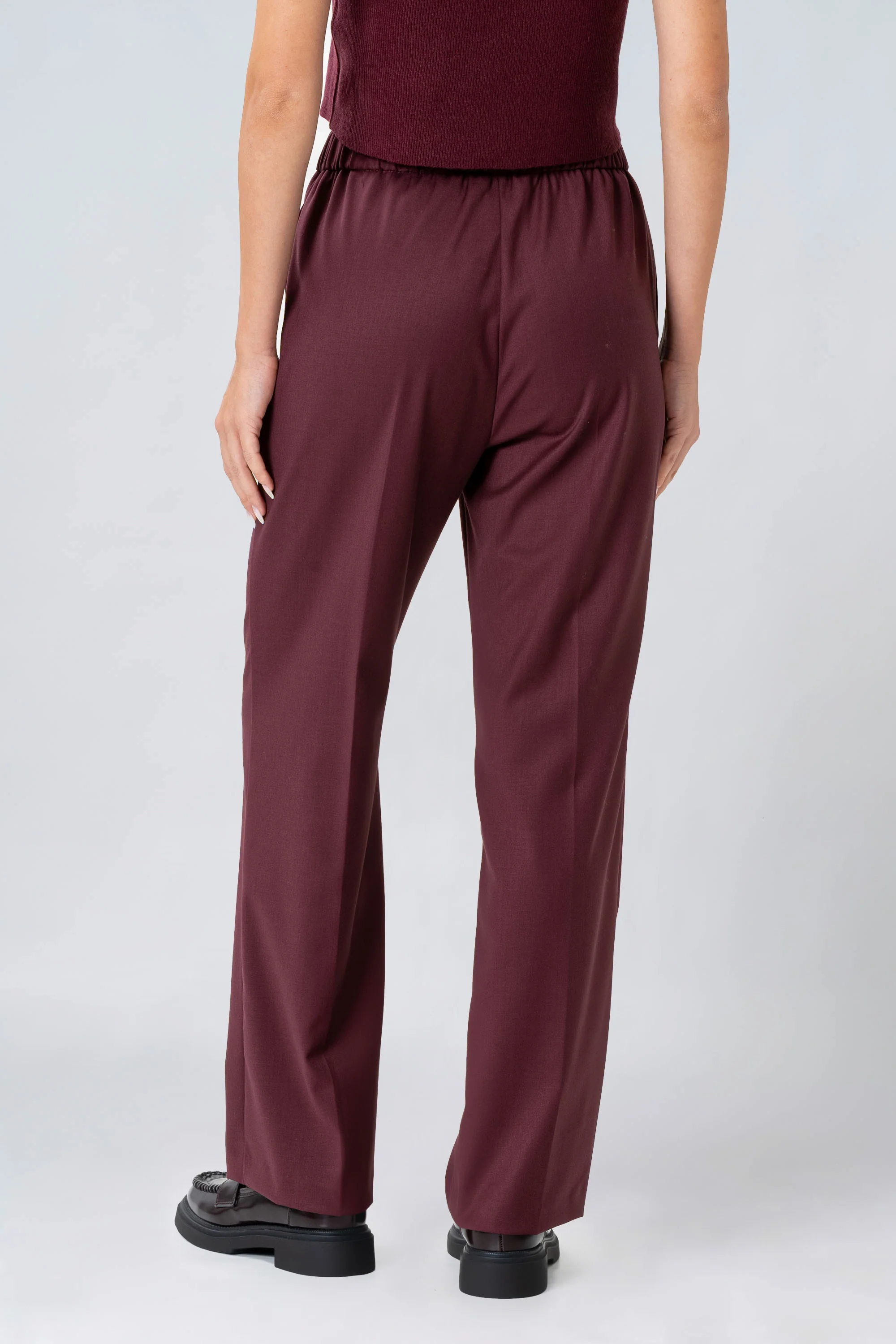 Pantaloni a vita alta con piega - PANTALONE FASHION SUSIX - Image 3