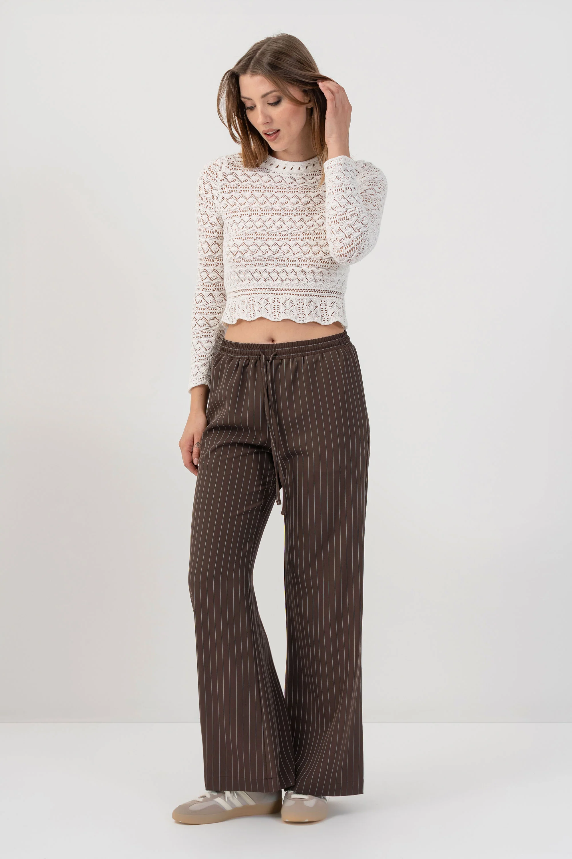 Pantaloni con vita elasticizzata - PANTALONE FASHION BIGNEX - Image 2
