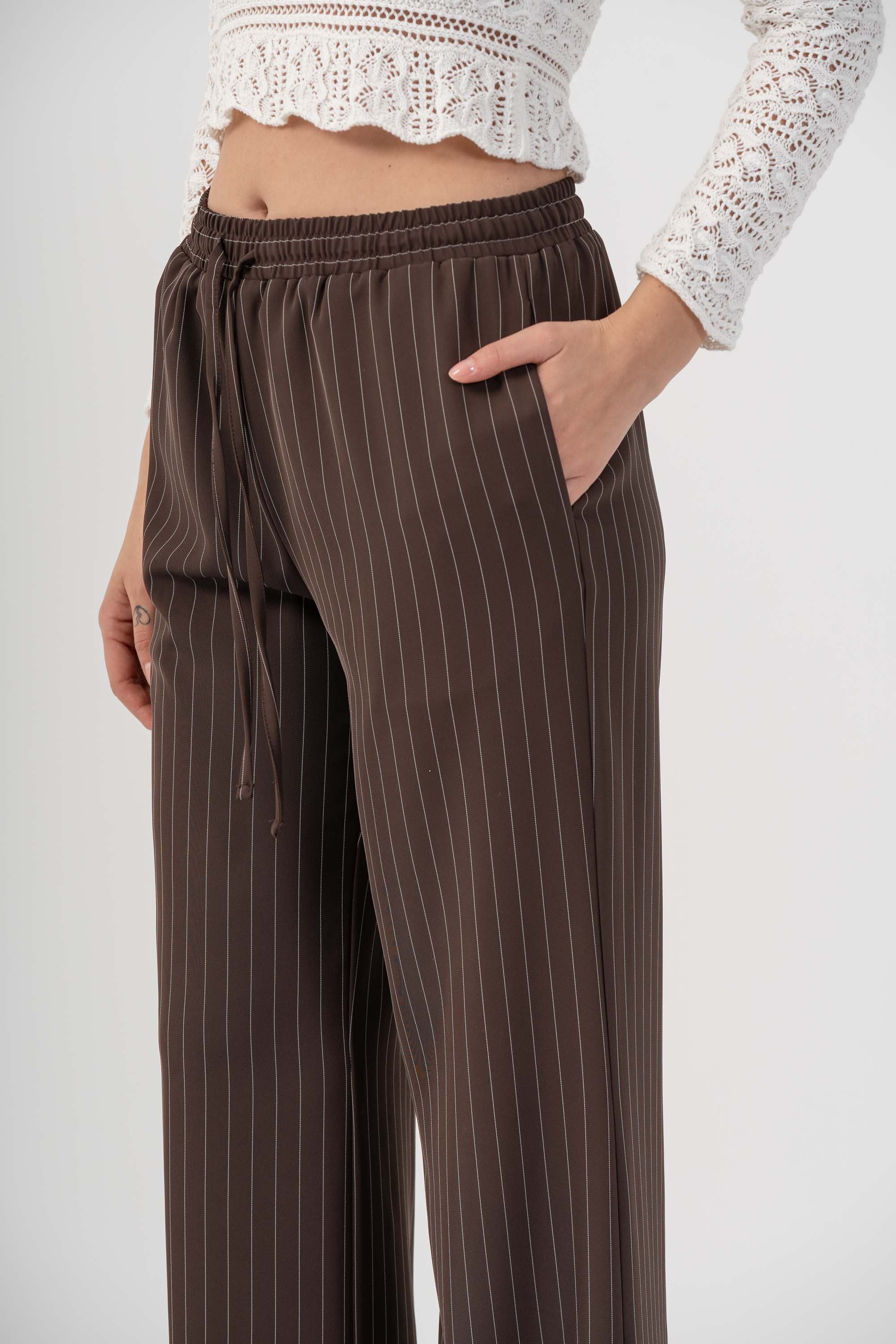 Pantaloni con vita elasticizzata - PANTALONE FASHION BIGNEX - Image 3