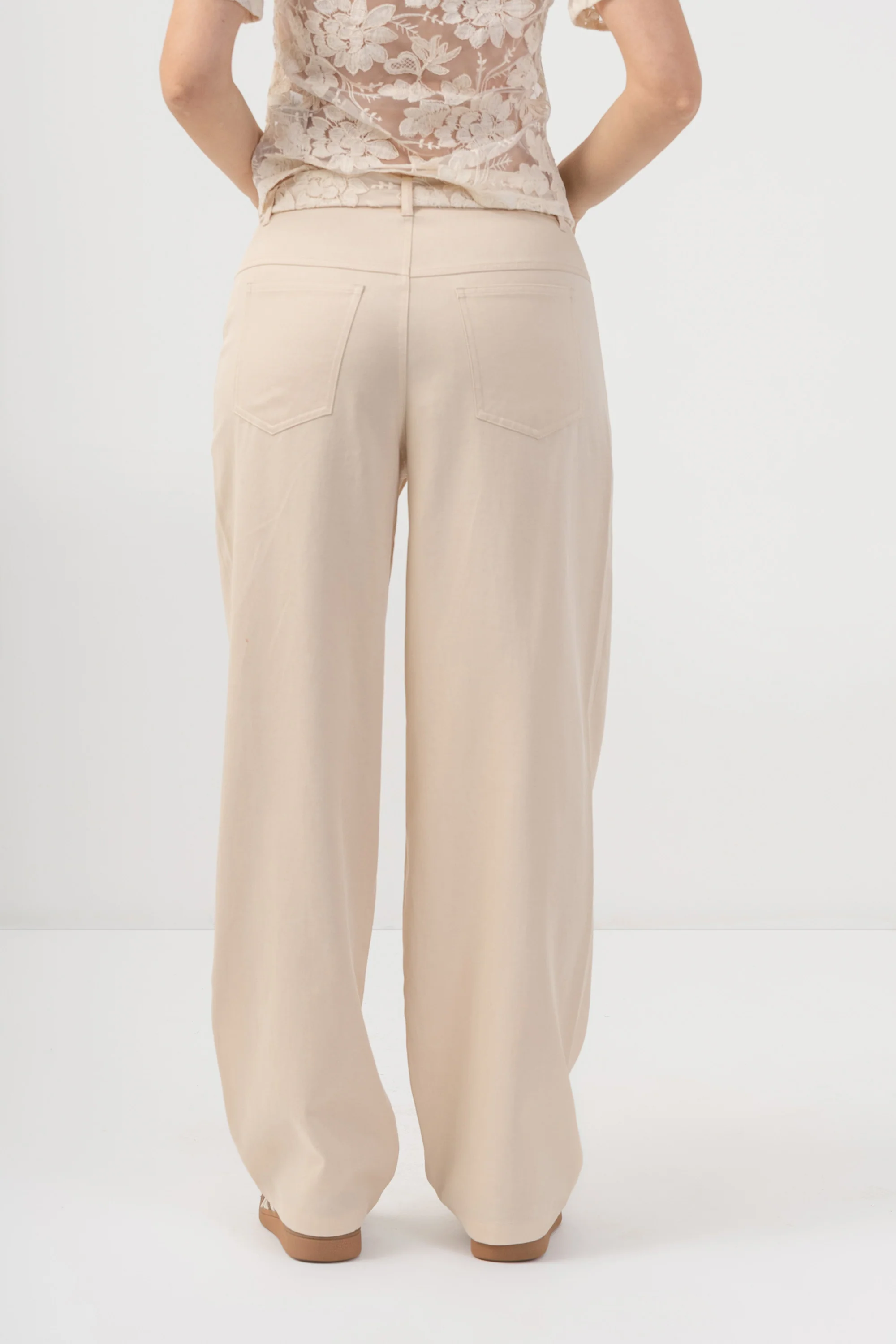 Pantaloni wide leg con cintura - PANTALONE FASHION KULMILIX - Image 4