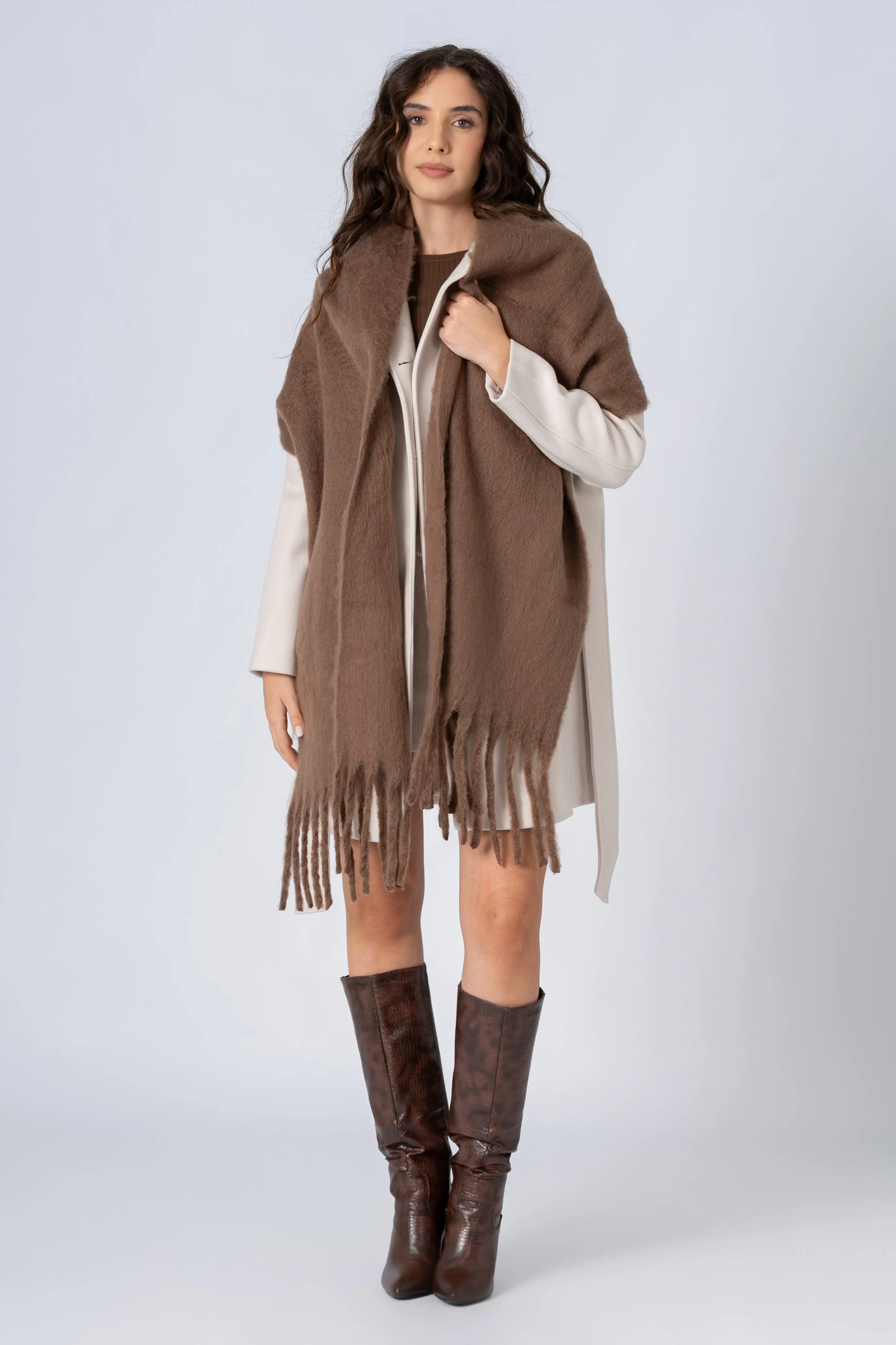 Sciarpa con frange - SCIARPA TESTAX - Image 13