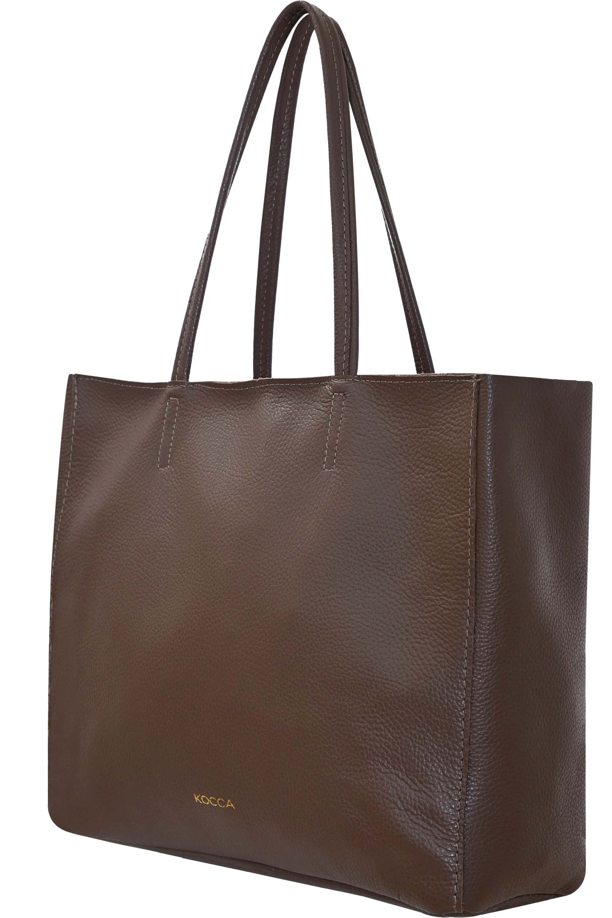 Shopper orizzontale in pelle - Borsa AYOKX - Image 2