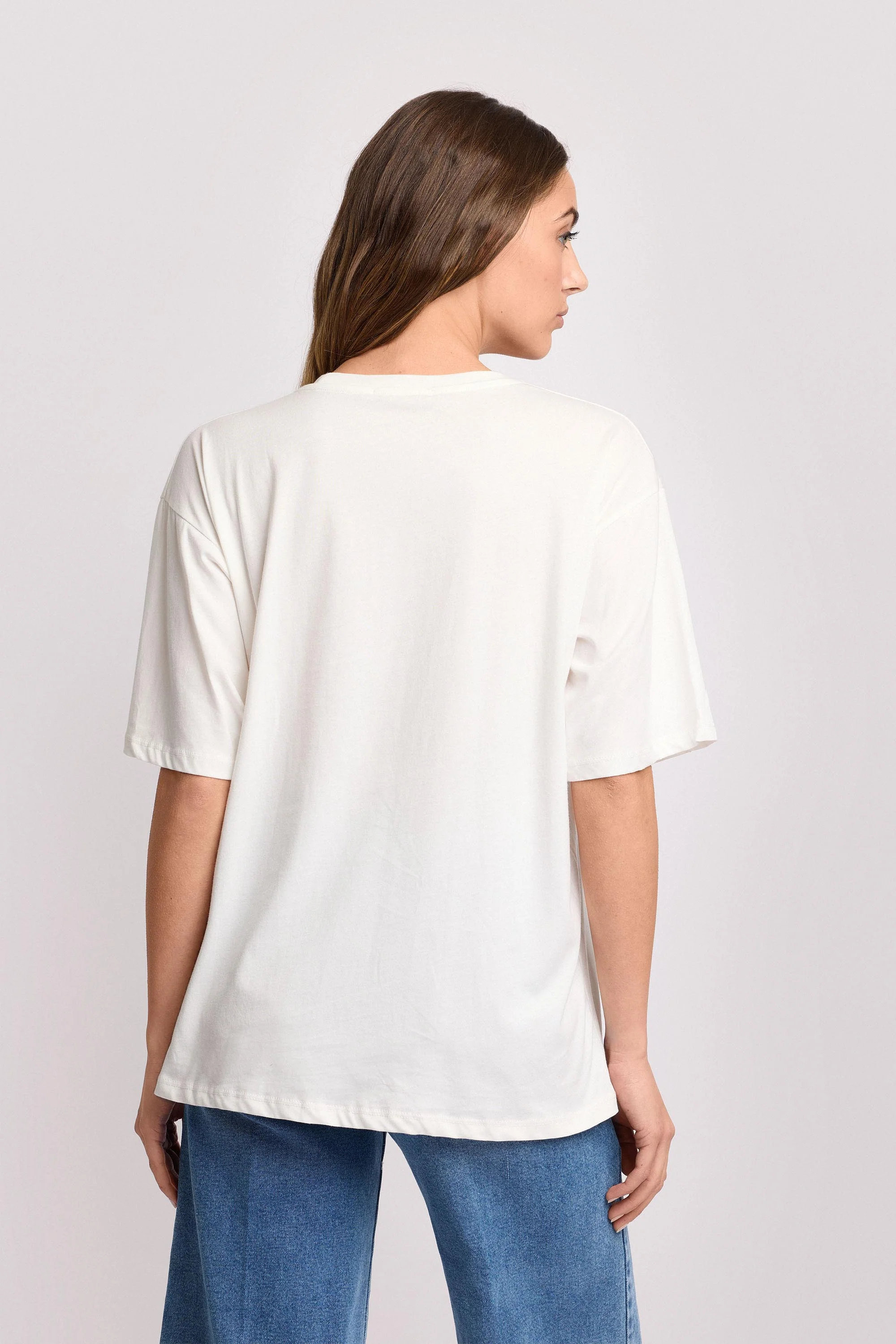 T-shirt in cotone con ricamo colorato - T-Shirt M/M INNOCENTIA - Image 3