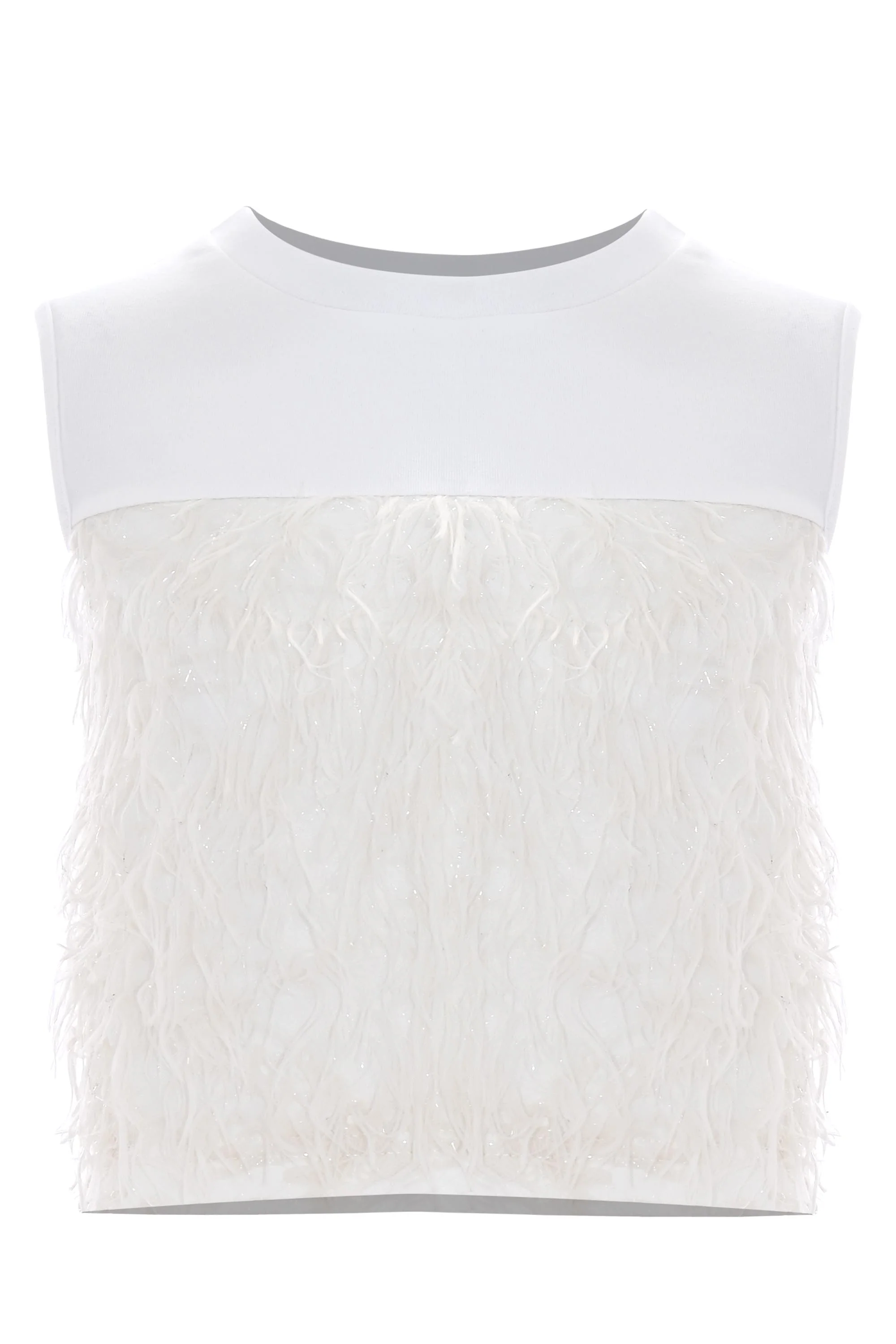 T-shirt con dettagli in tessuto e lurex - T SHIRT SM NEAL