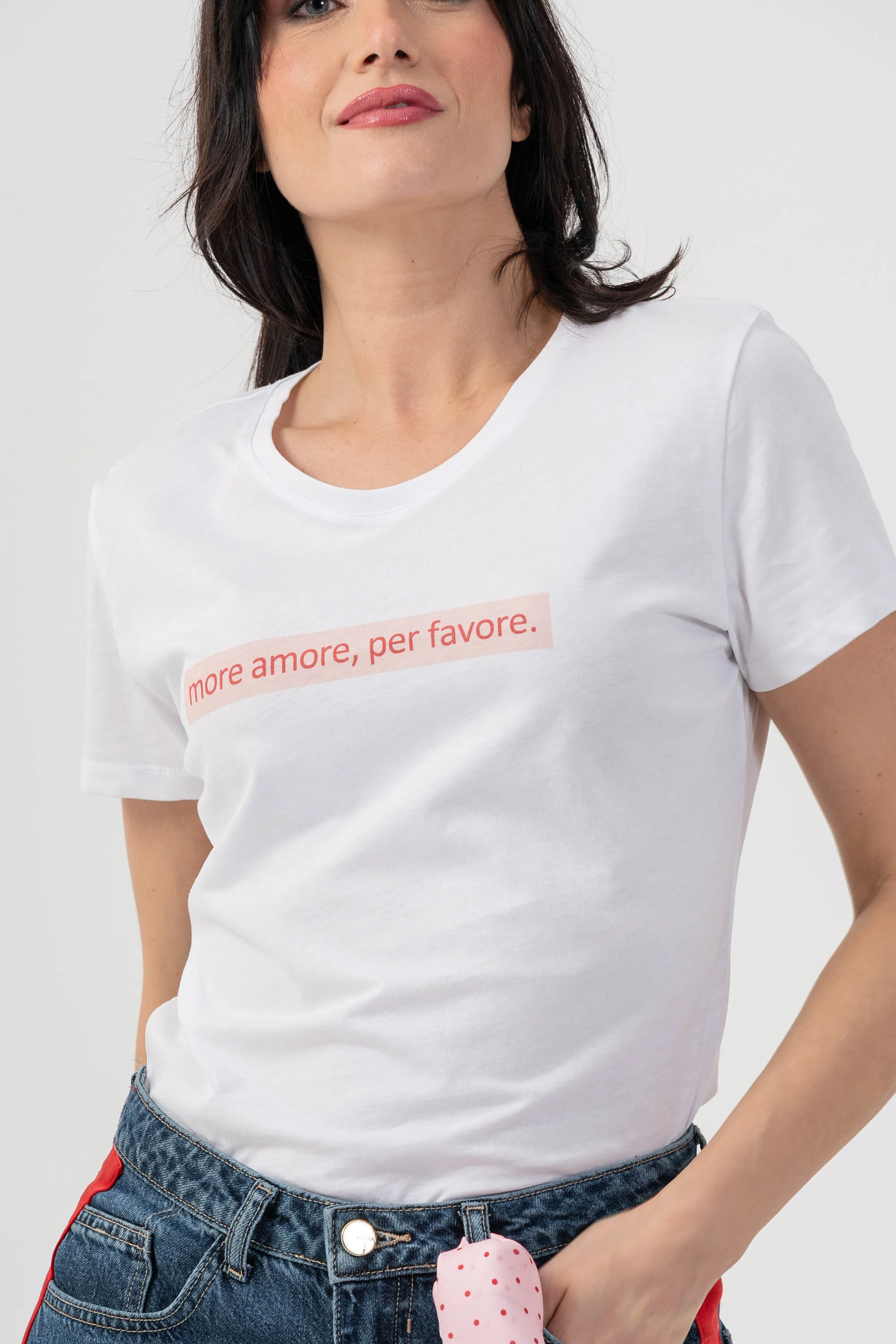 T-shirt girocollo con stampa - T-SHIRT M/M AMOREX - Image 3