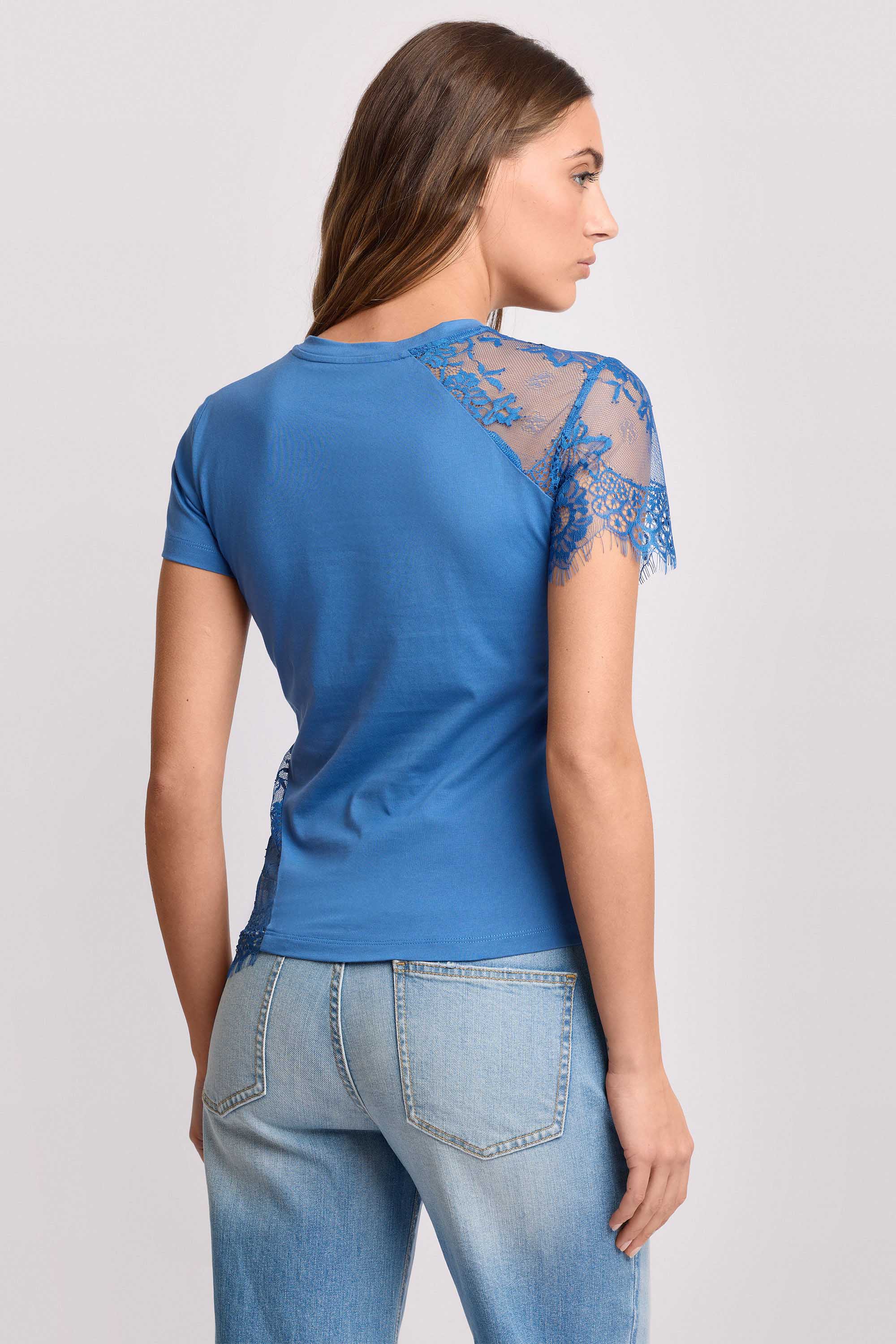 T-shirt con inserti in pizzo - T-SHIRT M/M FERMINA - Image 3