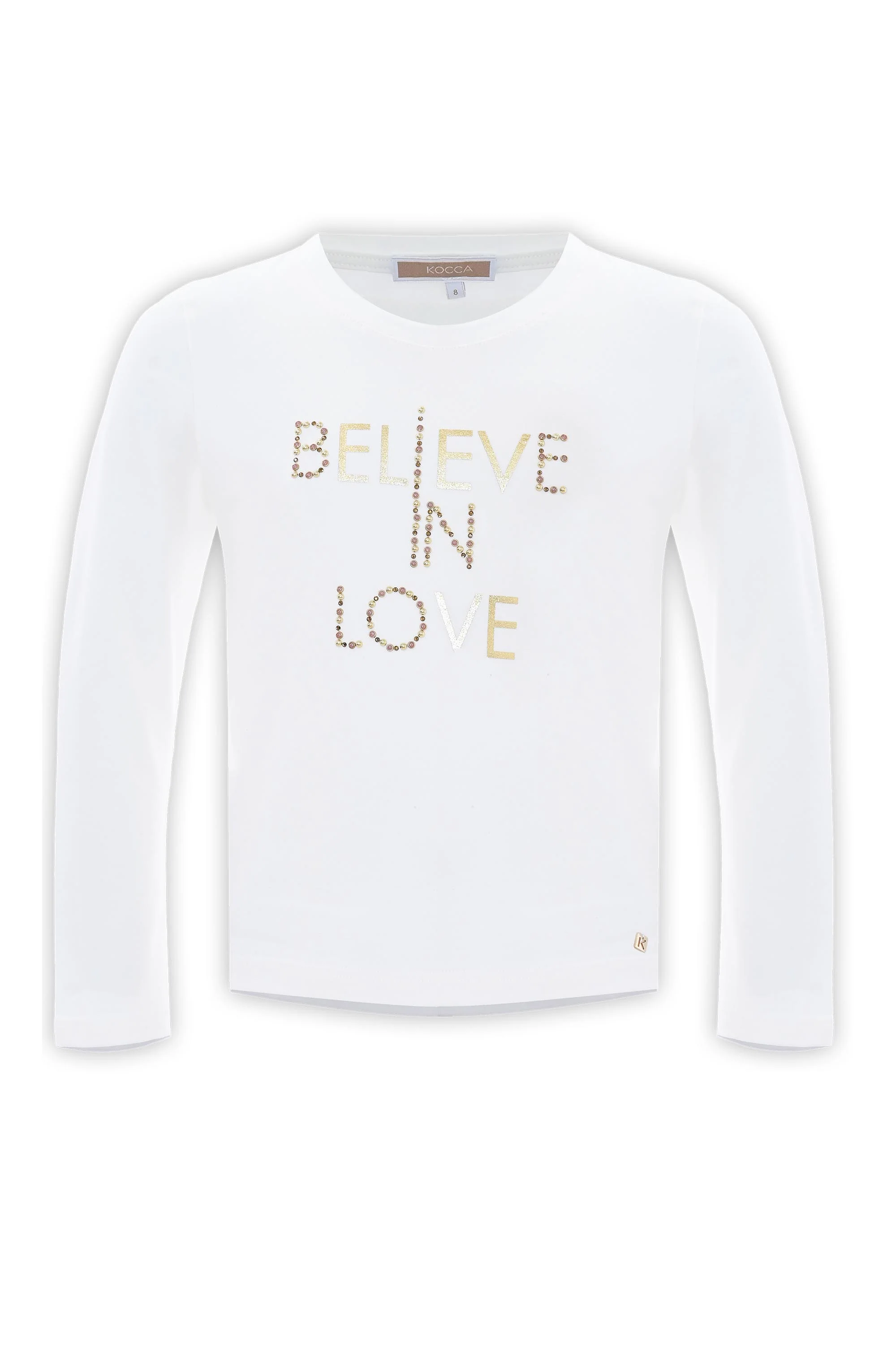 T-shirt lettering con strass - T-SHIRT M/L SAVINO