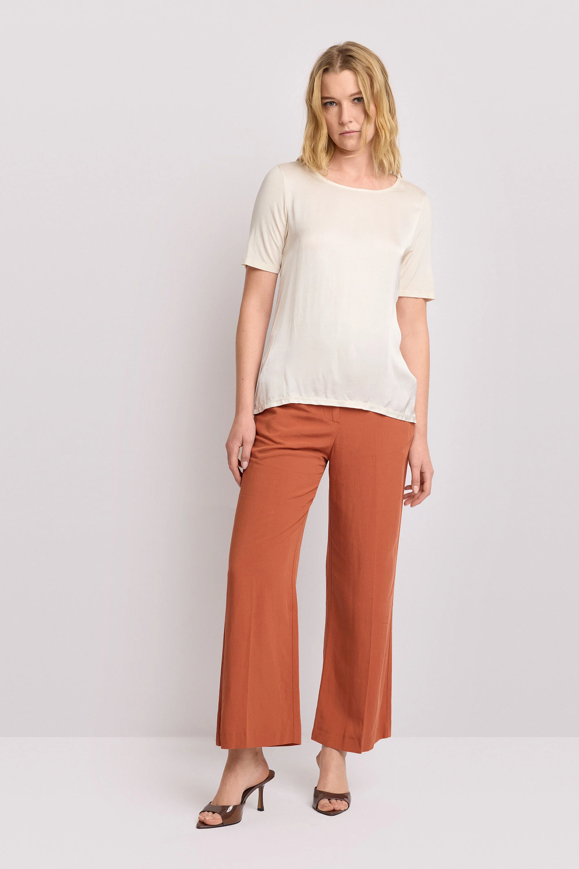 T-shirt minimal in viscosa - T-SHIRT M/M KEADDA - Image 2