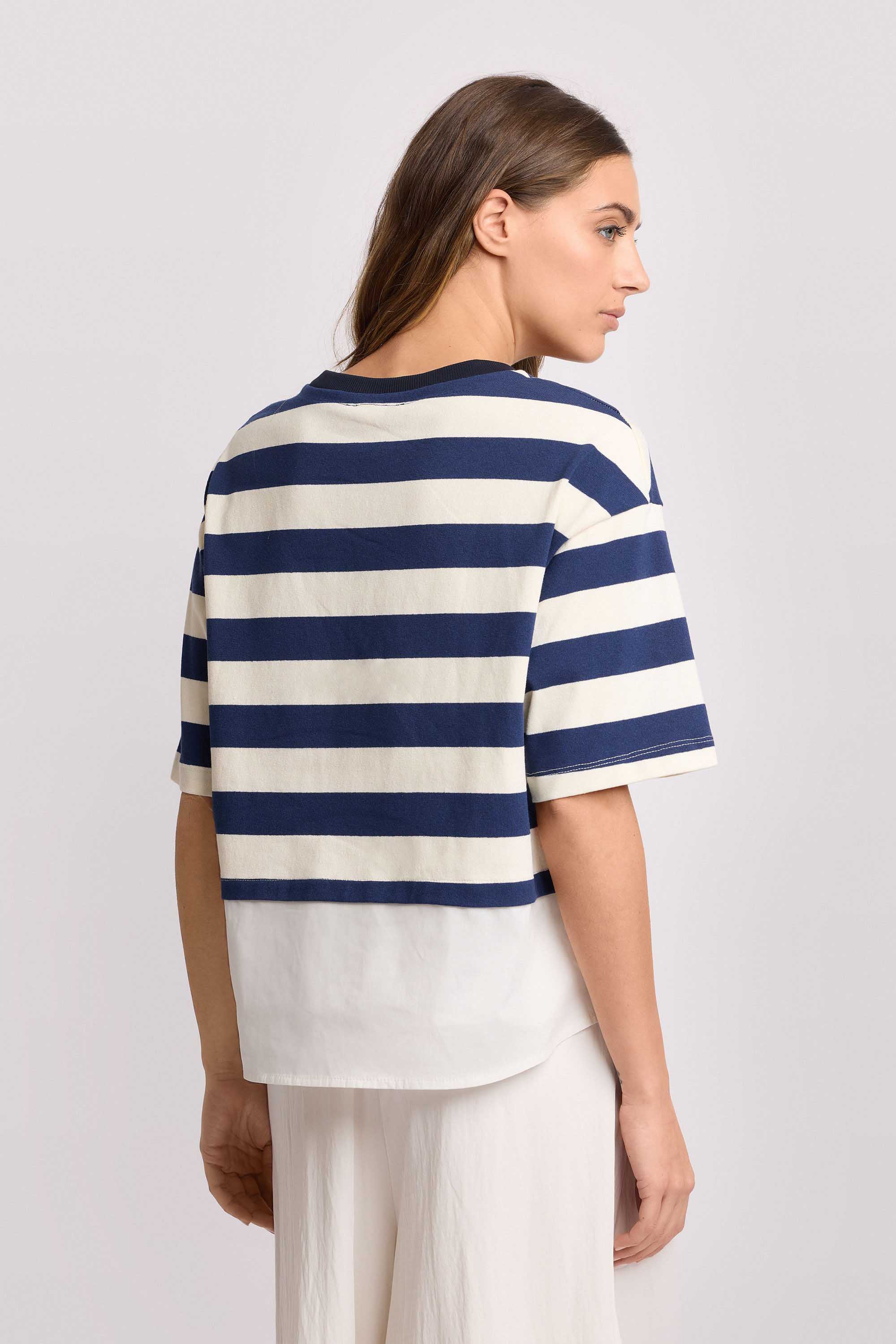 T-shirt a righe effetto layering - T-Shirt M/L ALBAN - Image 3