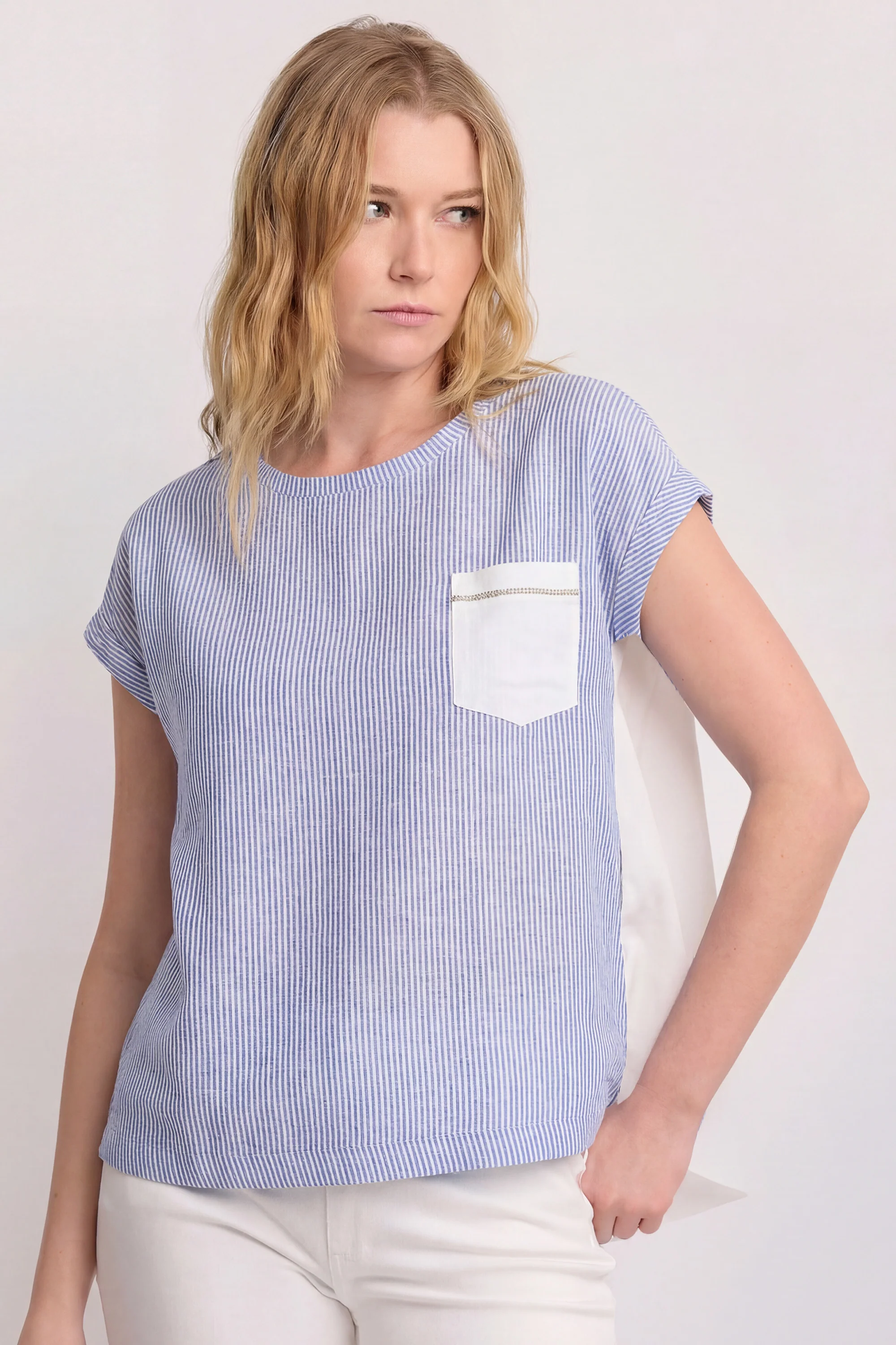 T-shirt con taschino - T-SHIRT M/M FELICISSIMA - Image 5