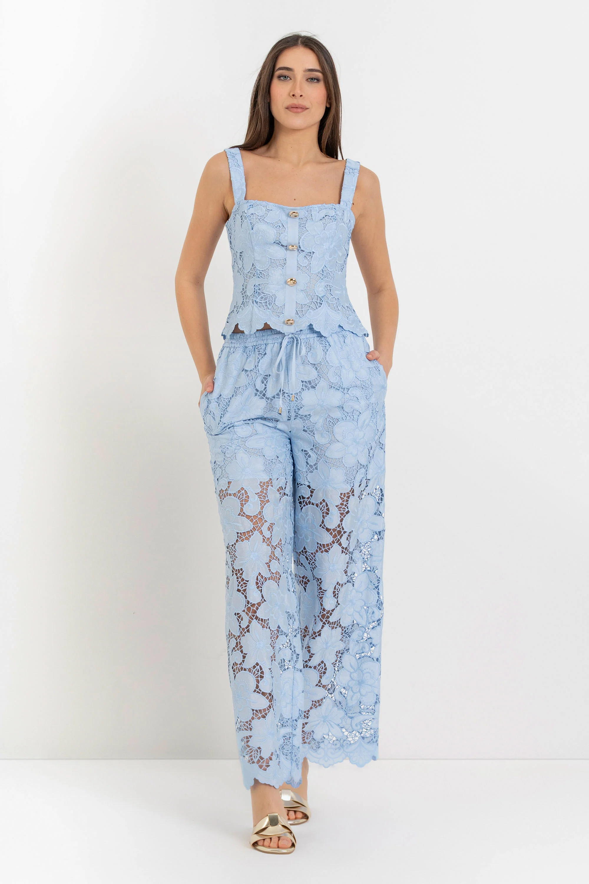 Top corsetto in pizzo - Top KEDRIONX - Image 3