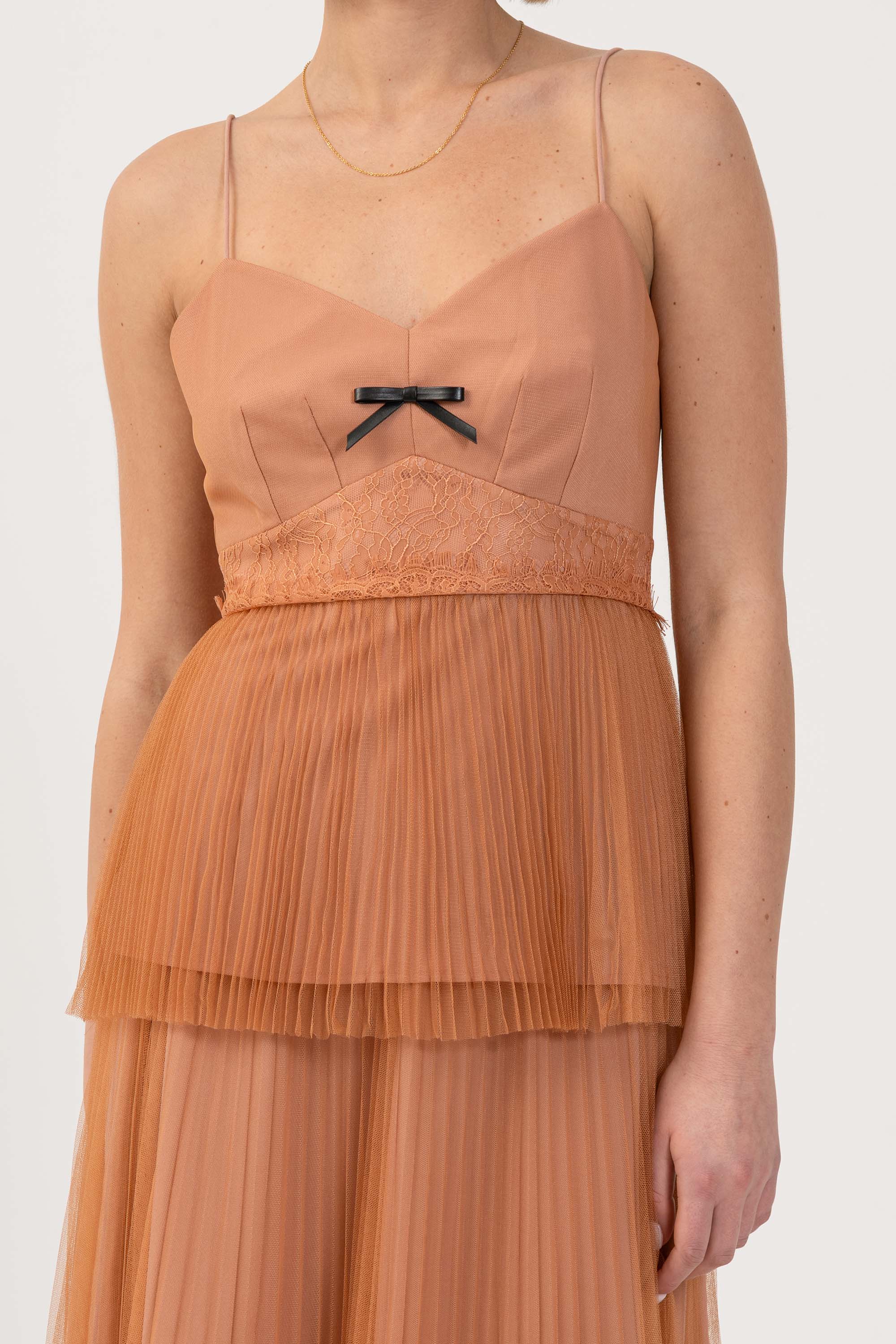 Top elegante con tulle plissé - TOP KATHYCROX - Image 3