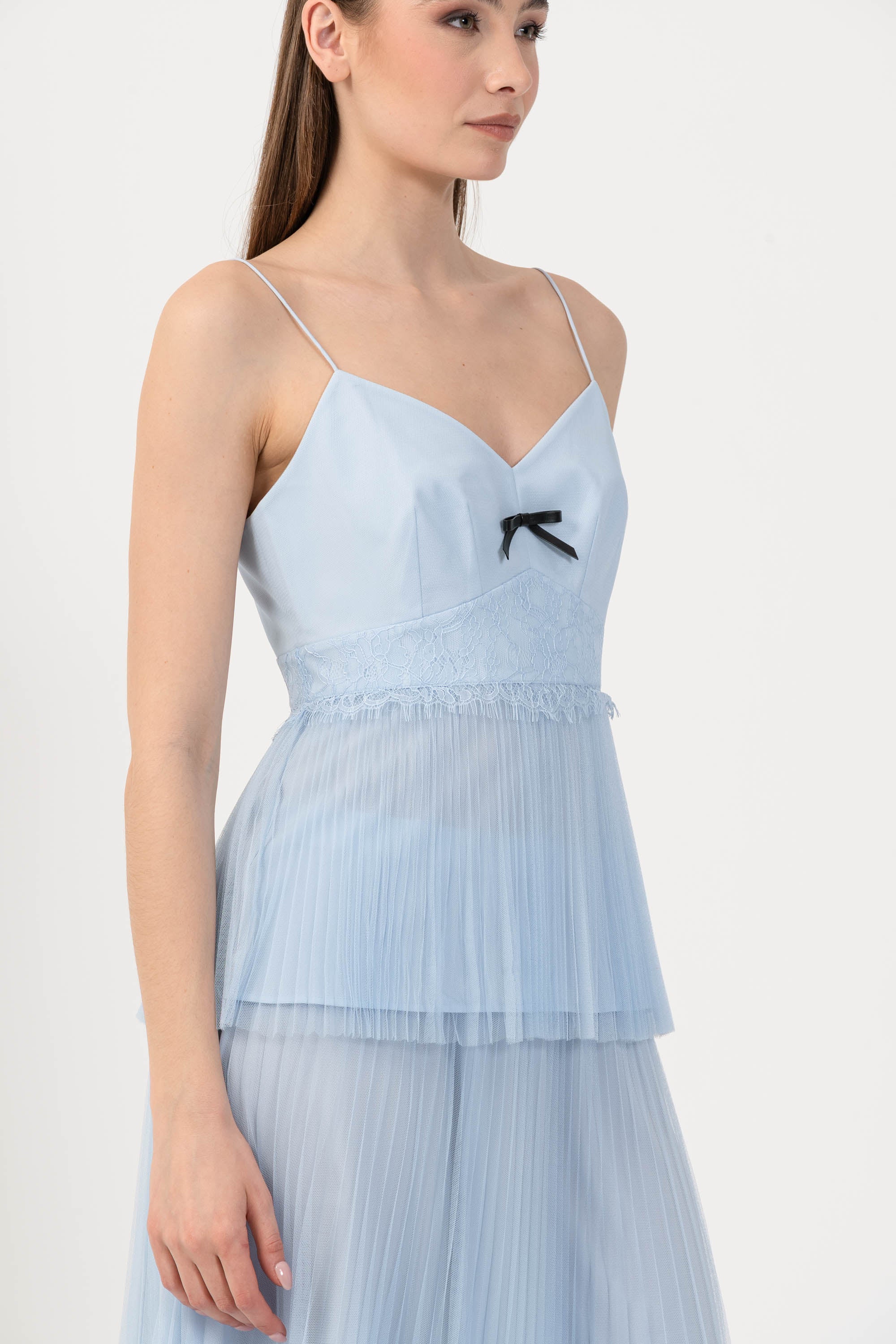 Top elegante con tulle plissé - TOP KATHYCROX - Image 7