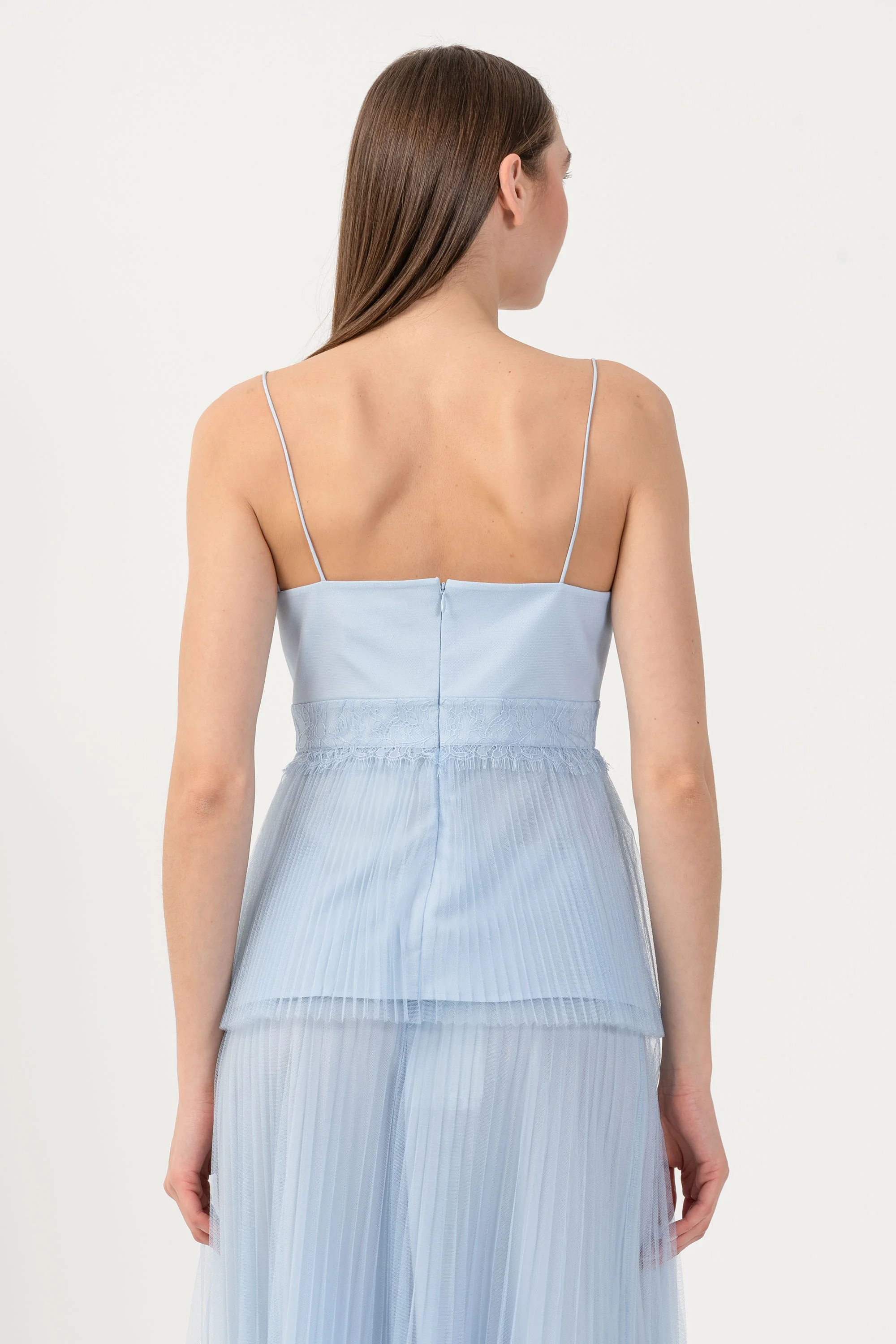 Top elegante con tulle plissé - TOP KATHYCROX - Image 8