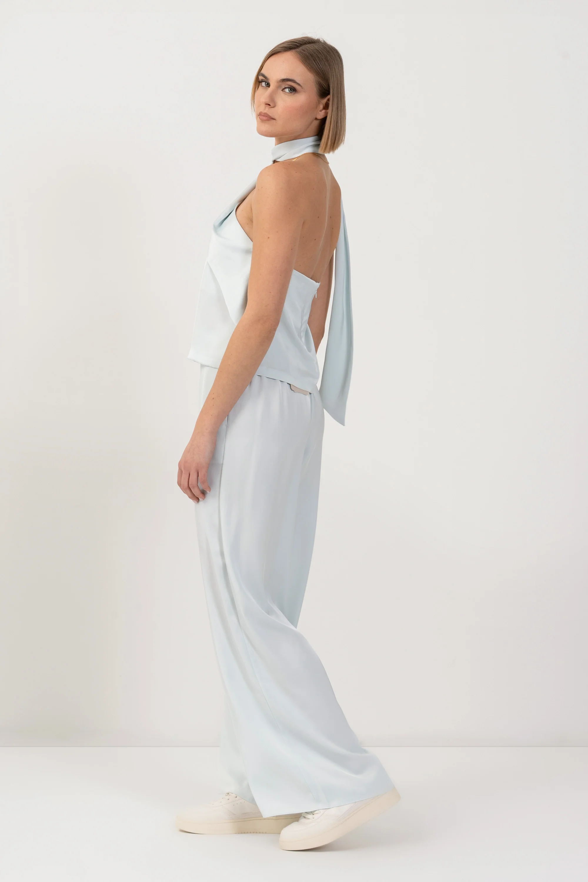 Top con fascia e scollo a incrocio - TOP ROSELINEX - Image 6