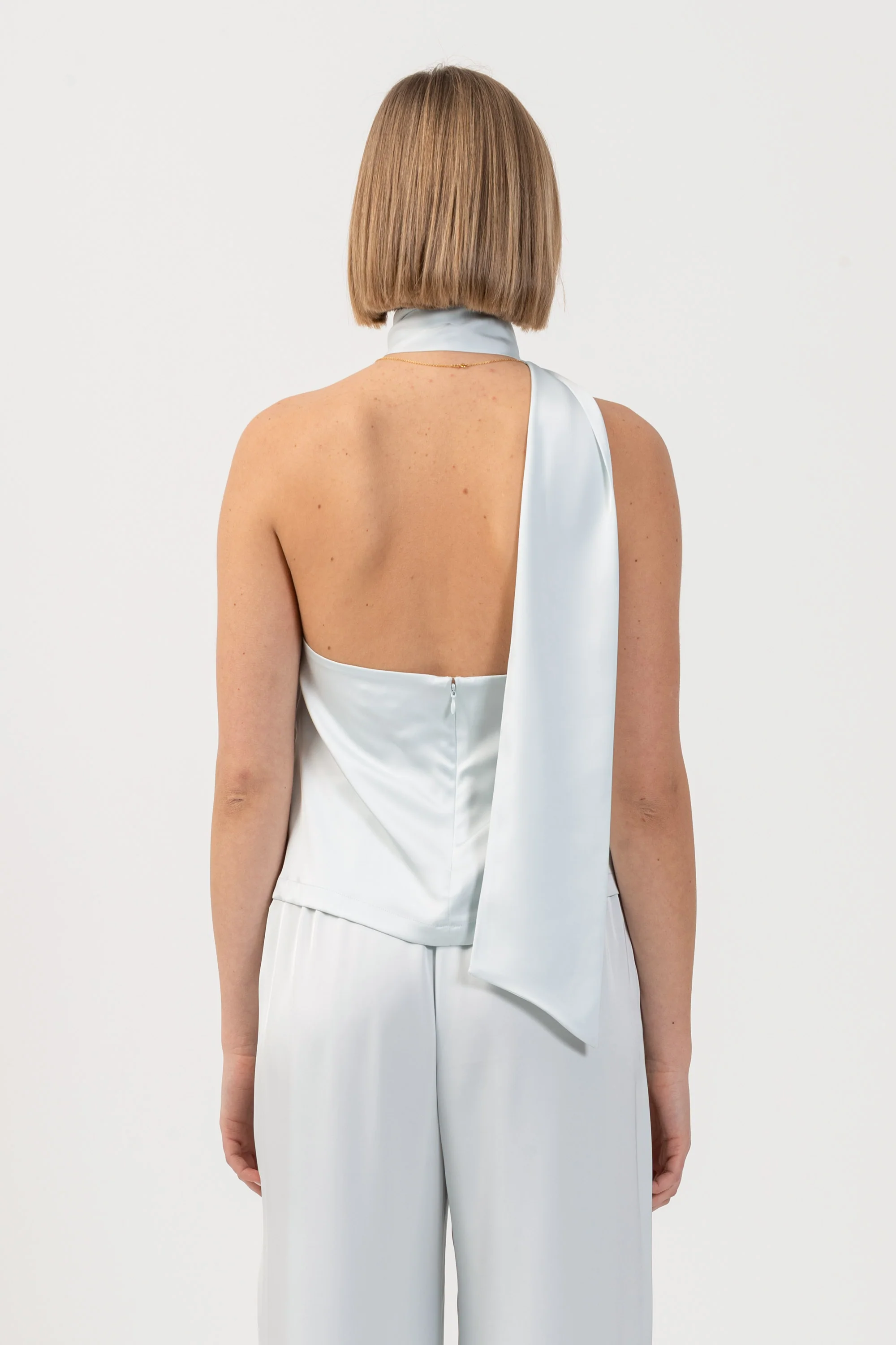 Top con fascia e scollo a incrocio - TOP ROSELINEX - Image 8