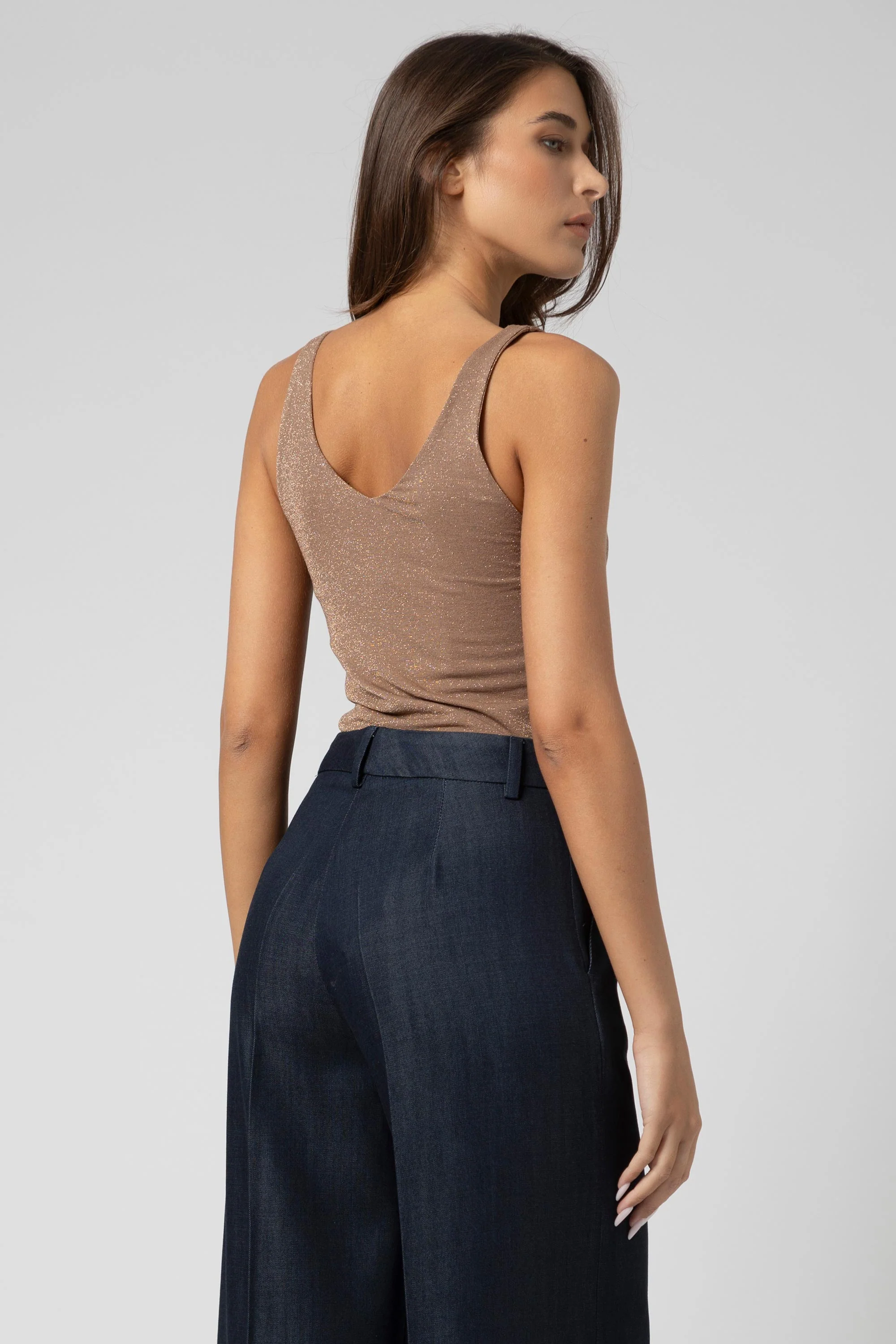 Top con filato lurex - Top ISNAX - Image 4