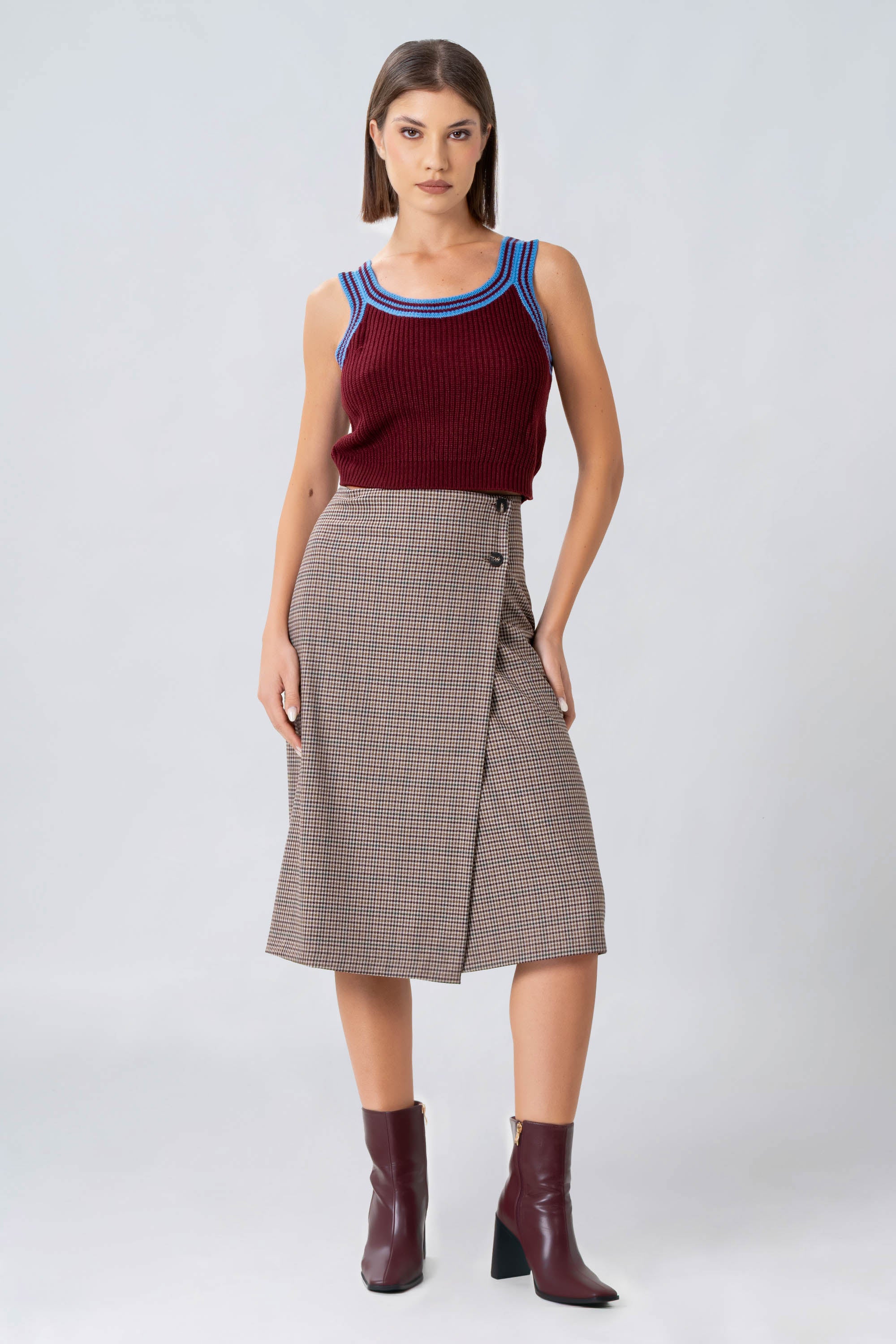 Top in maglia a costine - Top In Maglia QUINTAX - Image 6