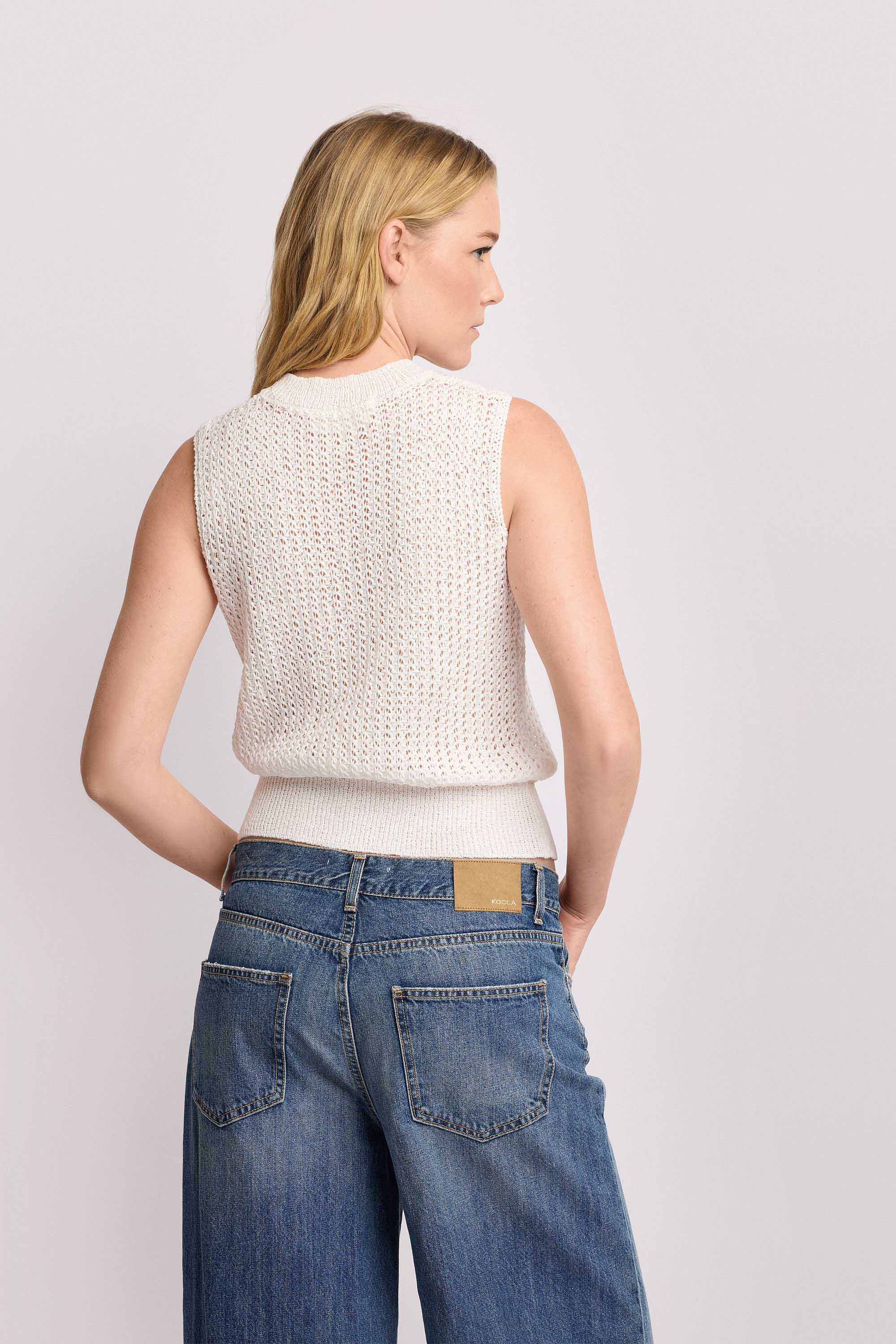 Top in maglia lavorata - MAGLIA S/M FRANKA - Image 3