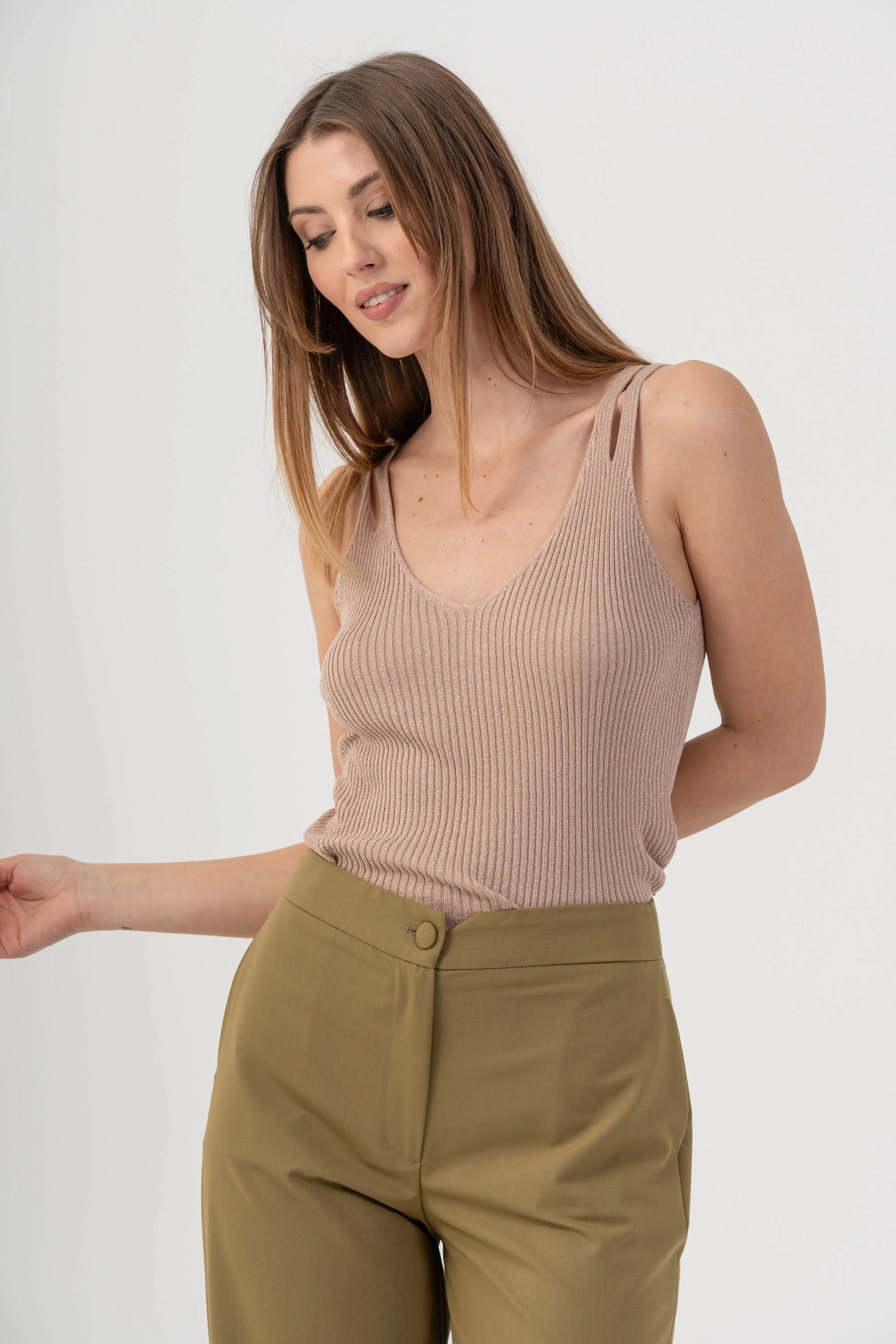 Top in maglia lurex - TOP BRANDYX - Image 5