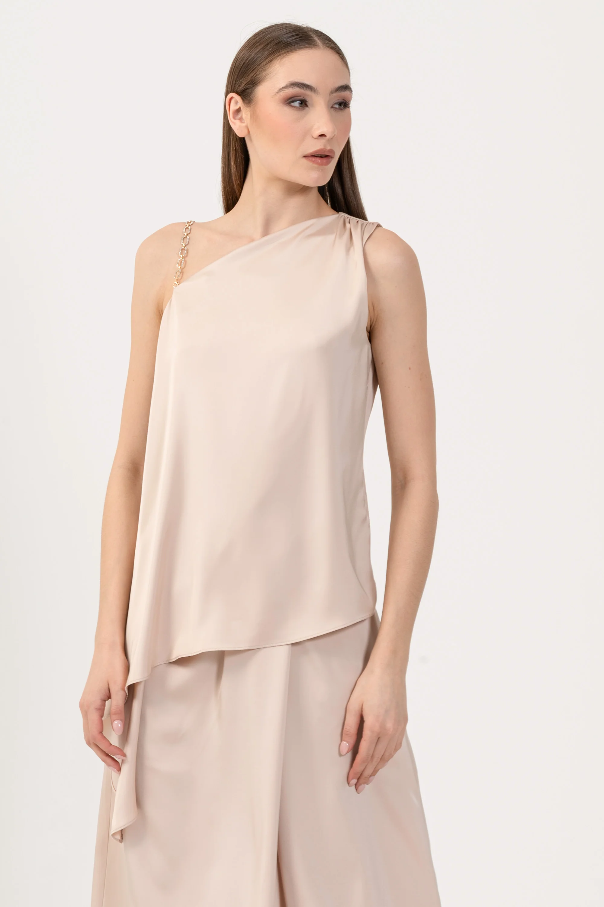 Top con spallina gioiello - TOP KOBOX