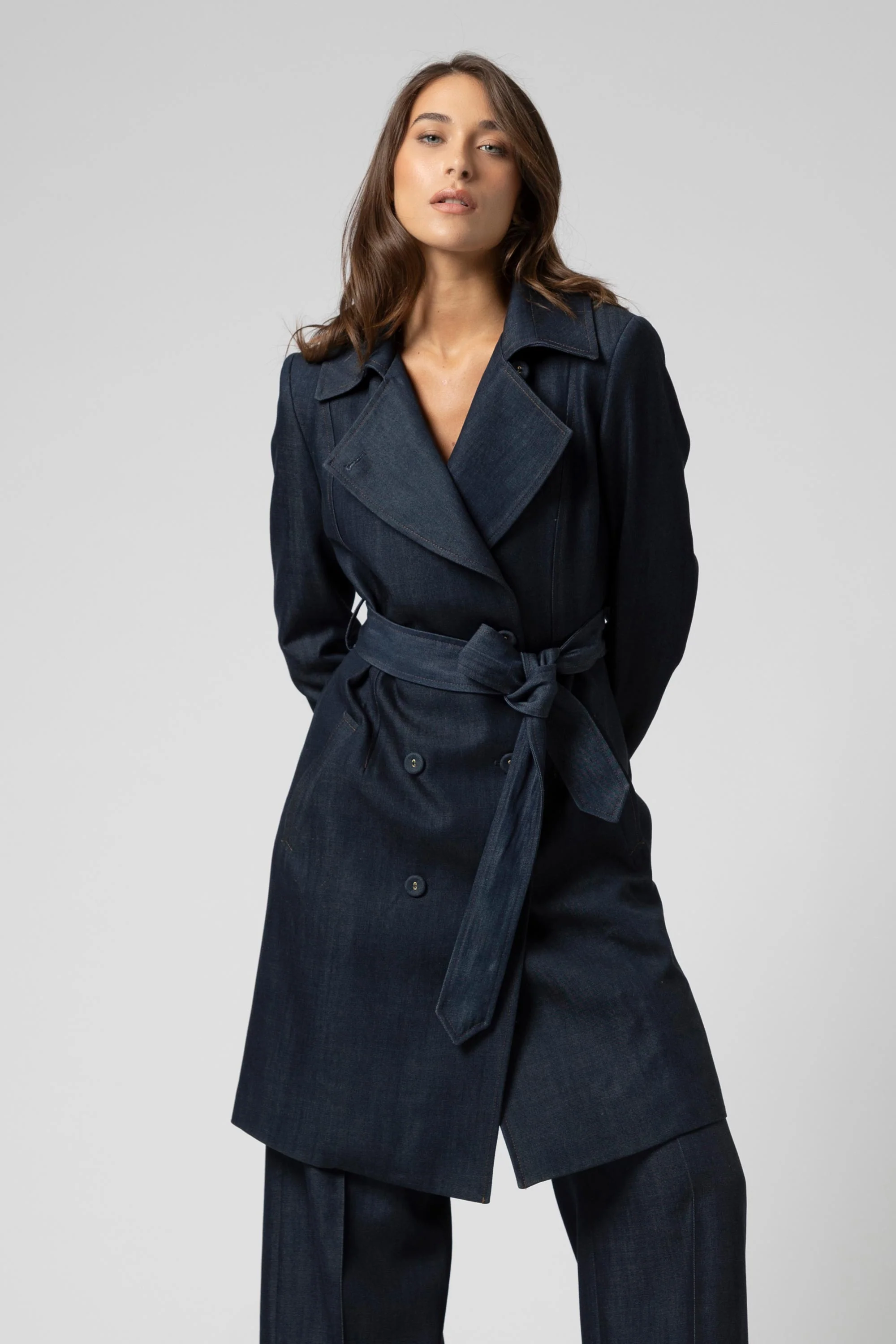 Trench con cintura - Trench CHELSIEX