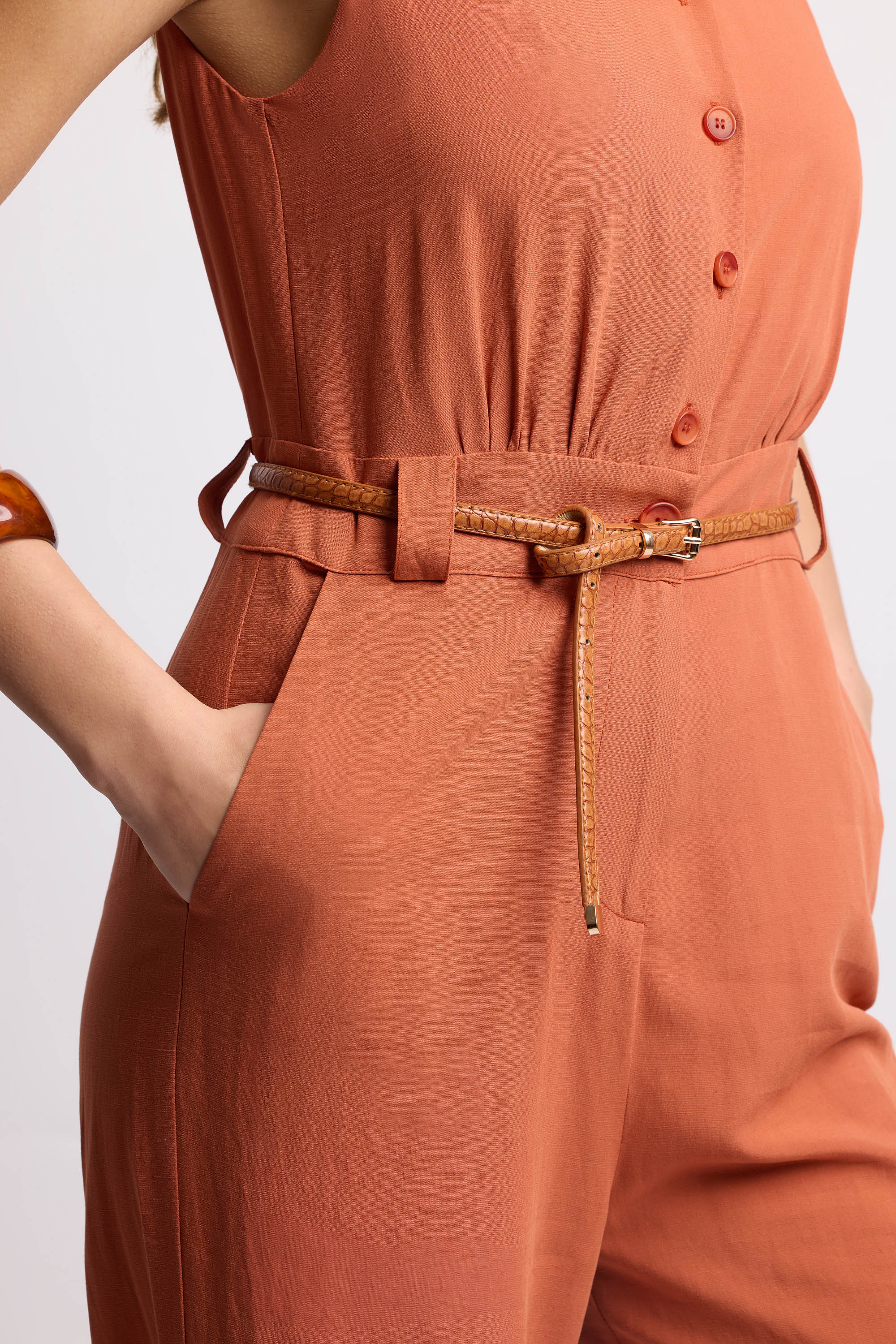 Tuta jumpsuit senza maniche - Tuta MICHELI - Image 4